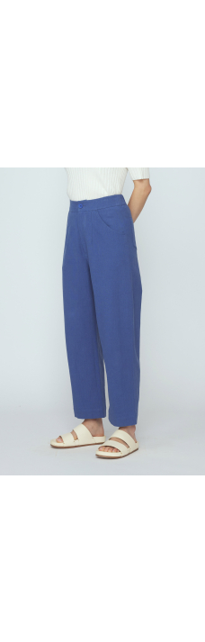 Curve Leg Trouser, French Blue