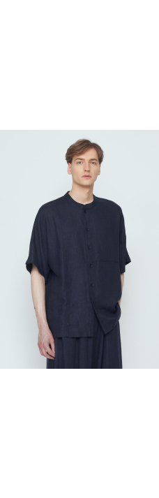 Panel Pocket SS, Navy Black