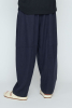 Barrel Trouser, Navy Black