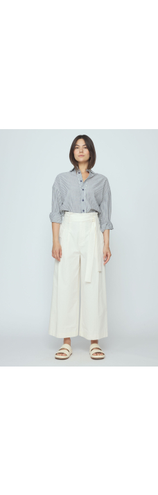 Dolman Shirt, Navy Stripes