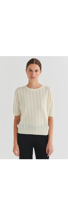 High Twist Tee, Ecru