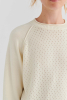 Pointelle Sweater, Ecru