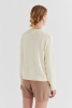 Pointelle Sweater, Ecru