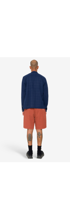 Patch Shirt, Navy Openweave