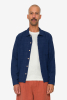Patch Shirt, Navy Openweave