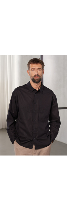 Dario Shirt, Tencel Black