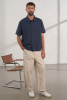 Klaas SS, Linen Cold Navy
