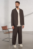Carlo Trousers, Linen Coffee