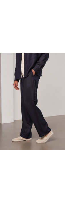 Waban Trousers, Eco Wool Navy