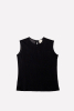 Sleeveless Shirt, Black