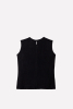 Sleeveless Shirt, Black