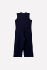 Pleated Jumpsuit, Dark Blue