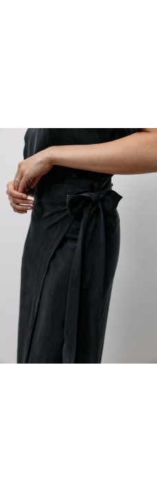 Wrap Skirt, Graphite