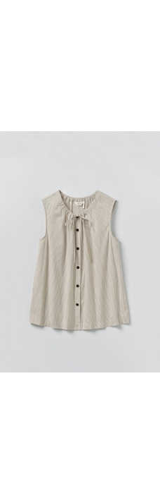 Mini Stripe Top, Sunwashed Blue