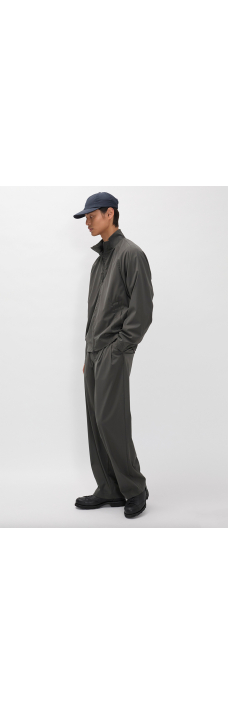 Hestur Wool Trousers, Charcoal Grey