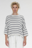 Viola Top Stripe, Offwhite Sand