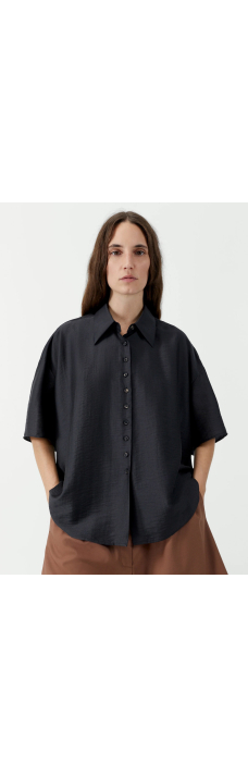 Short Sleeve Shirt, Espresso