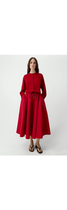 Technical Skirt, Red