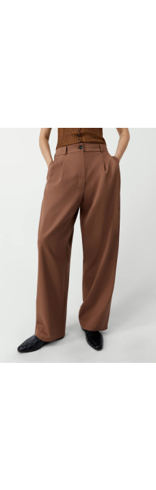 Tailored Masculine Pants, Clove