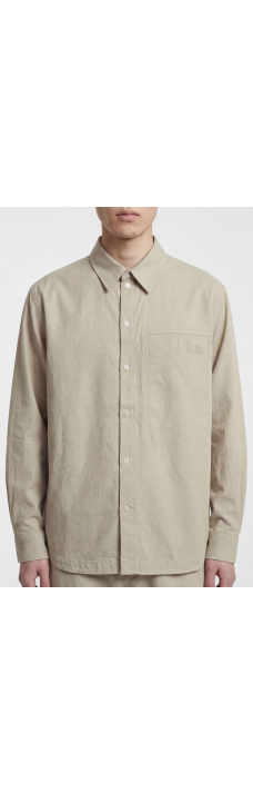 Aurora Overshirt, Beige Ripstop