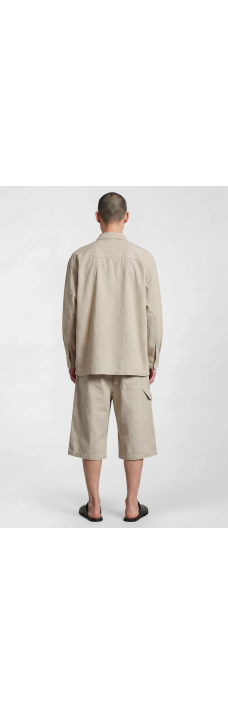 Aurora Overshirt, Beige Ripstop