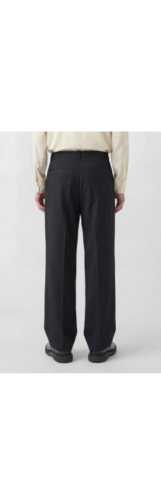 Pocket Pleat Trousers, Dark Grey