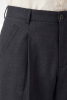 Pocket Pleat Trousers, Dark Grey