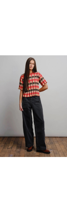 Anni Grid Tee, Solar Flare