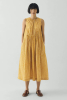 Dabu Print Dress, Turmeric