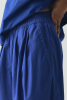 Pleated Trousers, Carmine Blue