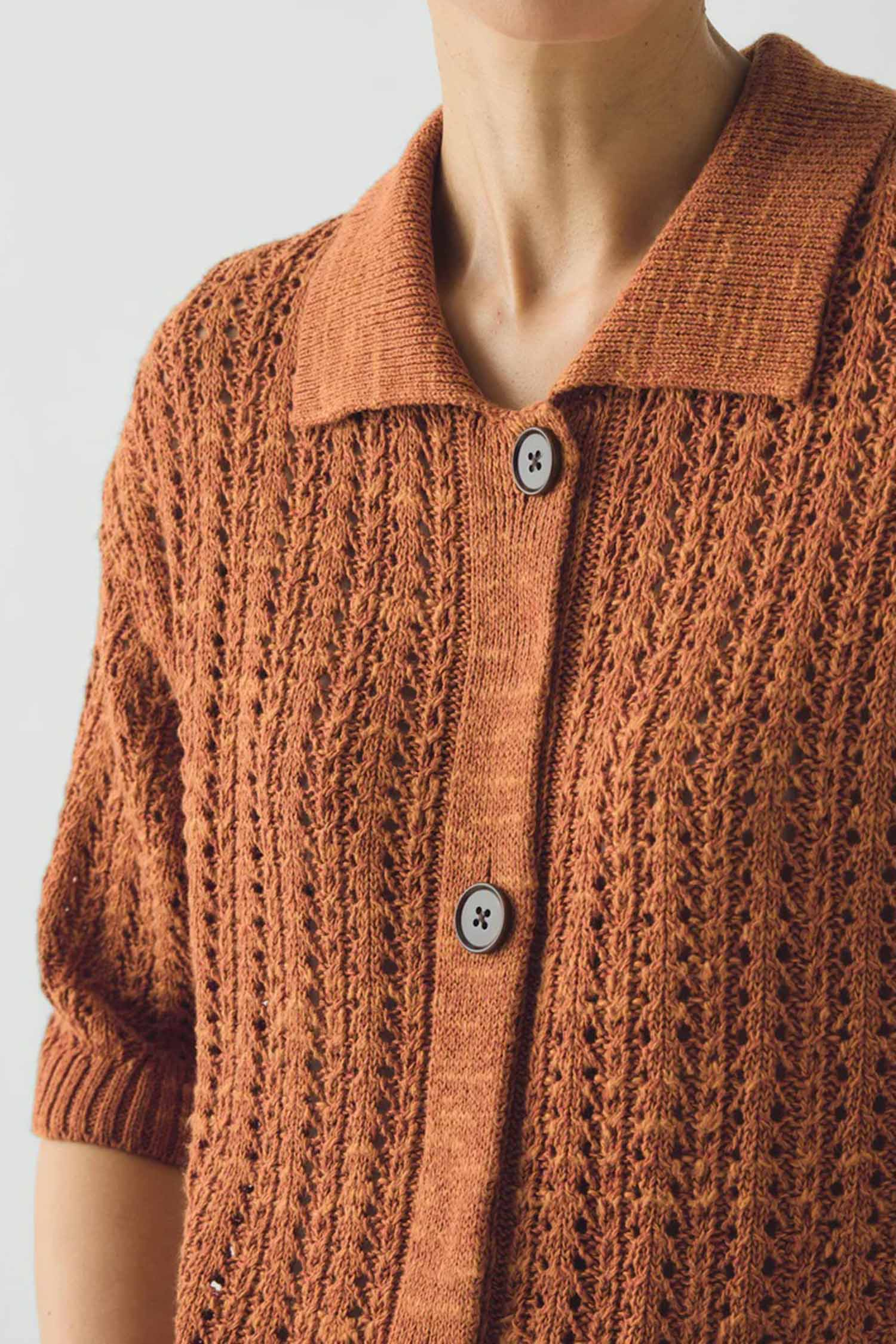 TOAST - Open Stitch Polo, Amber - OOID Store, CHF 279.00