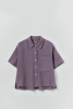 Pyjama Shirt, Dark Thistle